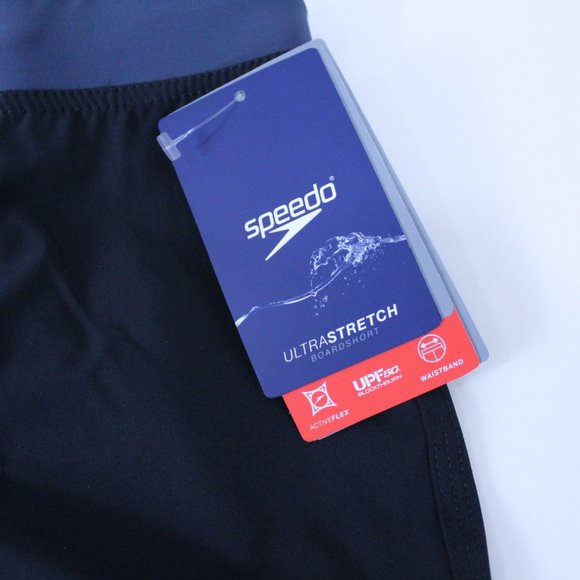 Speedo Men's Stretch Tech Boardshort, Black, 30 - Picture 4 of 8